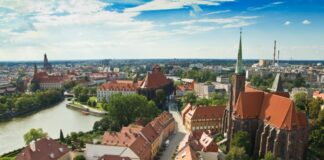 Wrocław miasto panorama